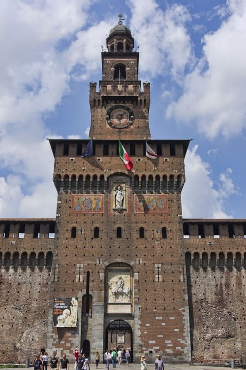Torre del Filarete du château Sforzesco