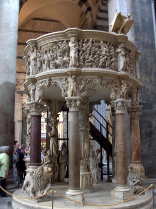 La chaire sculptée de Giovanni Pisano