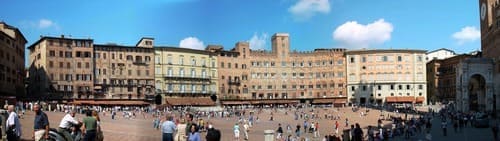 Panorama de la Piazza del Campo