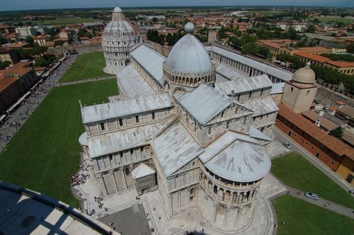 Vue aérienne de l'ensemble monumental