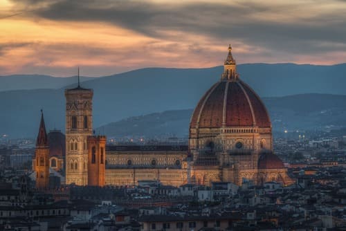 Florence à la tombée du jour