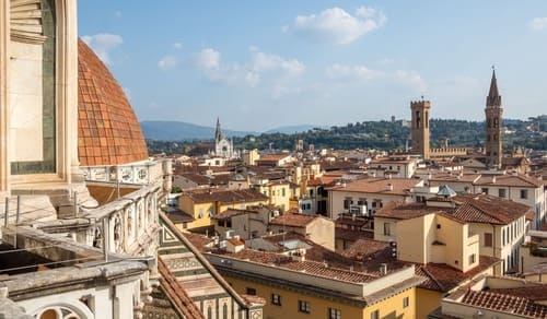 Les toits de Florence depuis la coupole
