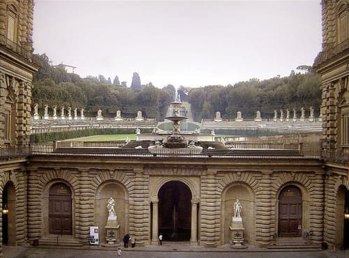 La cour intérieure d'Ammannati