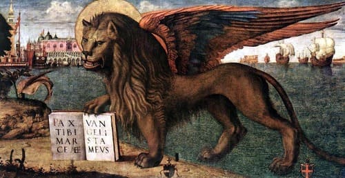 Le Lion ailé de Saint-Marc au Palais des Doges