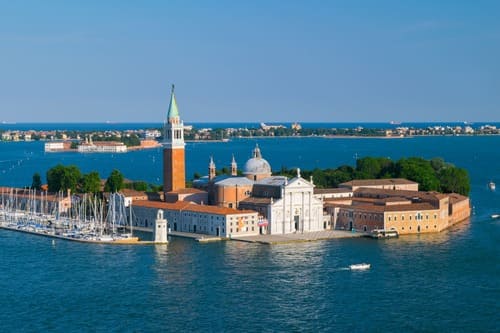 Vue sur San Giorgio Maggiore depuis le campanile