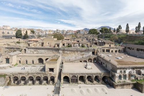Vue d'ensemble Herculanum