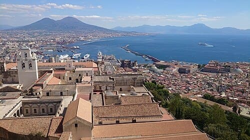 Panorama sur la baie de Naples