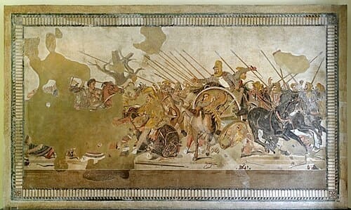 Mosaïque d'Alexandre et Darius