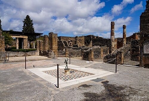 Atrium et bassin d'impluvium
