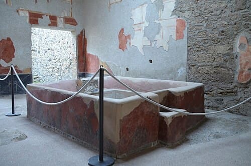 Bain et bassin des thermes