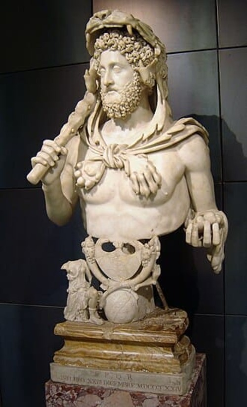 Buste de Commode en Hercule